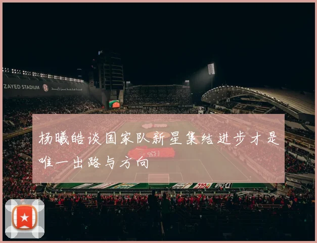杨曦皓谈国家队新星集结进步才是唯一出路与方向